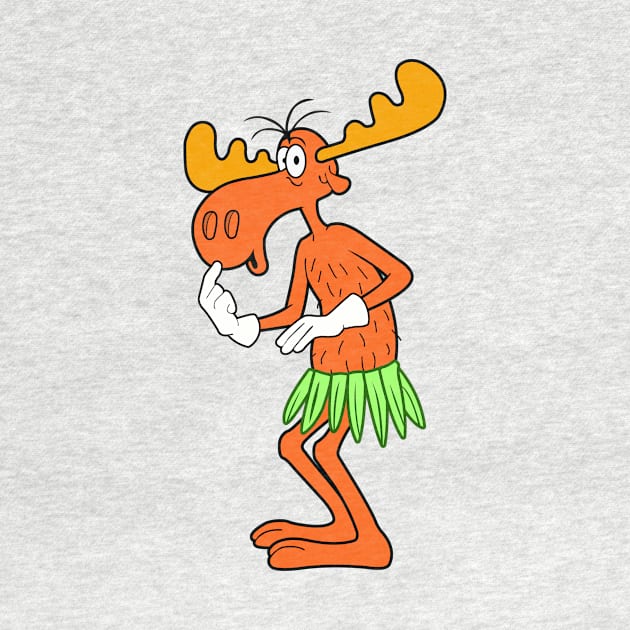 Bullwinkle Hawaii - Rocky & Bullwinkle by LuisP96